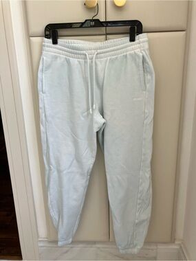 Aritzia white Embroidered Sweatpants